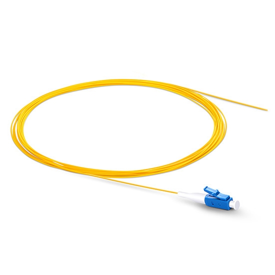 BLACKSTONE Fiber Optic Pigtail, 1 Fiber LC/UPC Pigtail, 9/125µm Singlemode OS2, 