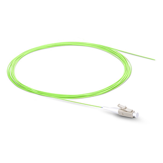 BLACKSTONE Fiber Optic Pigtail, 1 Fiber LC/UPC Pigtail, 50/125µm Multimode OM5, 