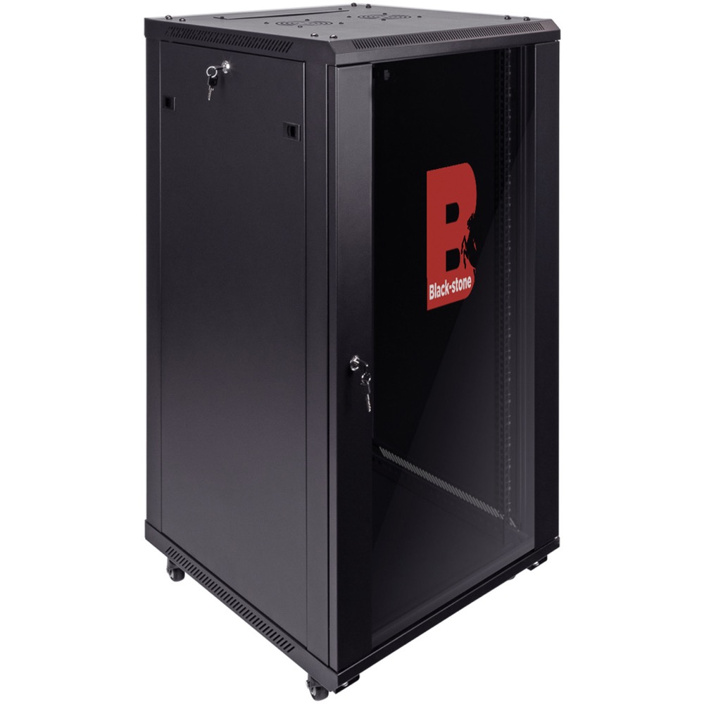 BLACKSTONE Standalone 27U 600mm Depth Networking Cabinet