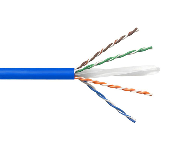 BLACKSTONE CAT6 U/UTP Ethernet Bulk Cable, Indoor, 1000ft, 23AWG 4 Pair Solid Pu