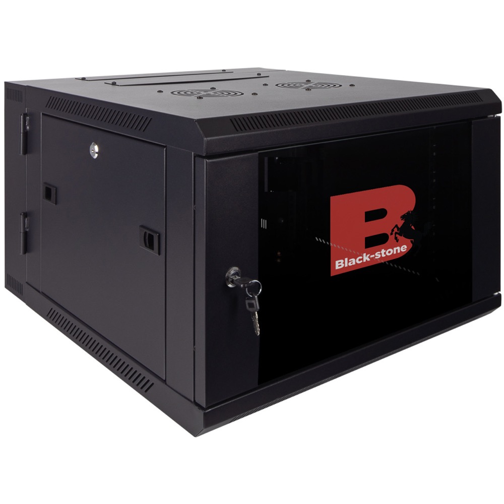 BLACKSTONE 6U 600mm Wall-Mount Double Section Hinged