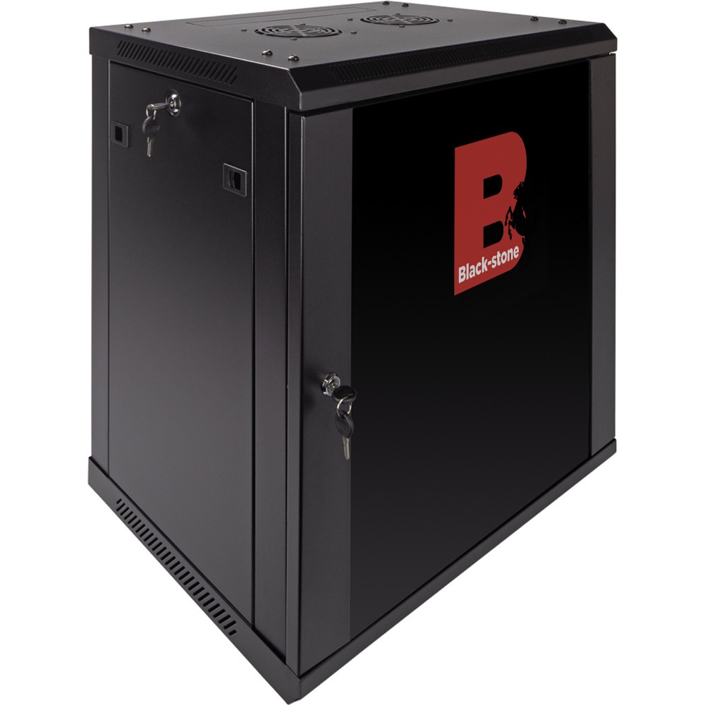 BLACKSTONE VLINE 12U 450mm Depth Wall-Mount Networking Cabinet