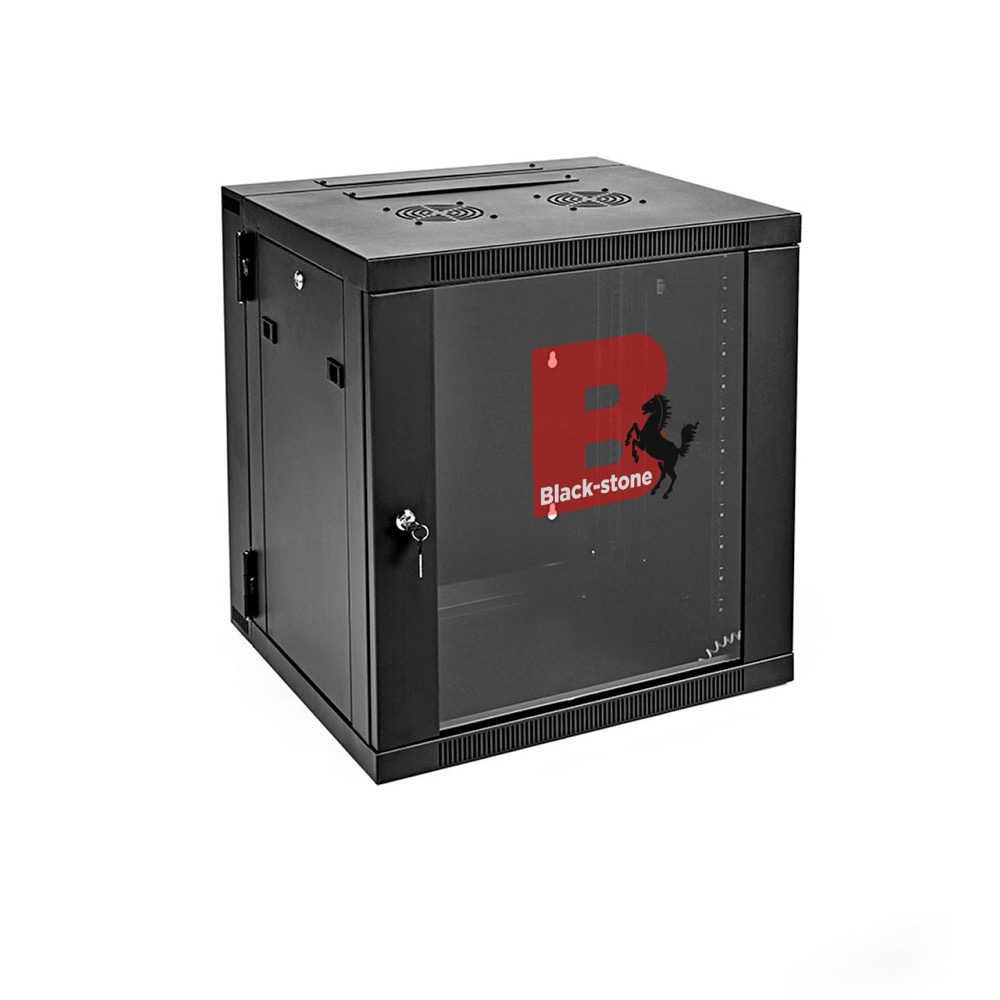 BLACKSTONE 15U 600mm Wall-Mount Double Section Hinged