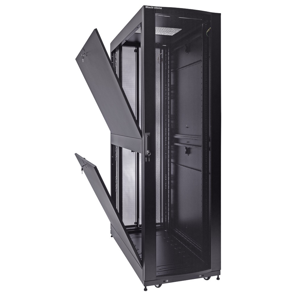 BLACKSTONE Server Spring 47U 800mm Depth Networking Cabinet Perforated