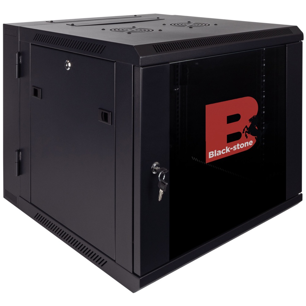 BLACKSTONE 9U 600mm Wall-Mount Double Section Hinged