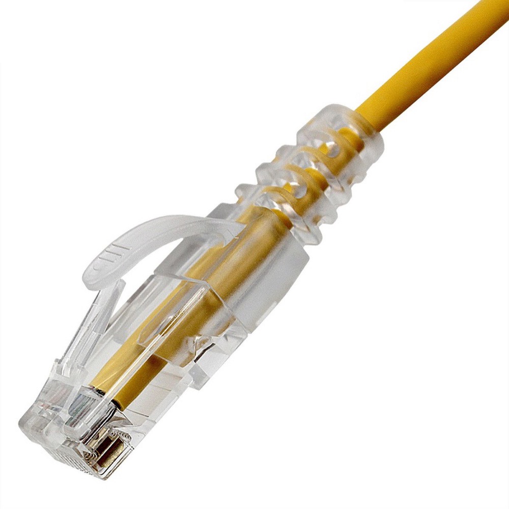 Black-Stone Cat6 UTP Patch cord, 50CM, Yellow - BSAC05M600-YL
