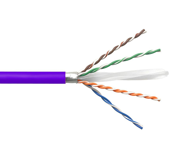 BLACKSTONE CAT6A U/FTP Ethernet Bulk Cable, Indoor, 1000ft, 23AWG 4 Pair Solid P